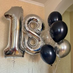 Шары с цифрами Dark blue с цифрами