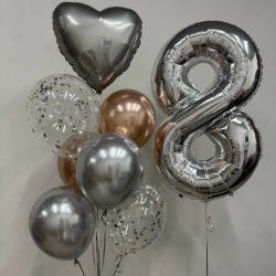 Шары с цифрами Сет Стильный День рождения