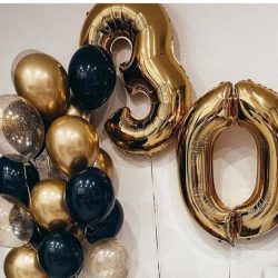 Шары с цифрами Сет Золото