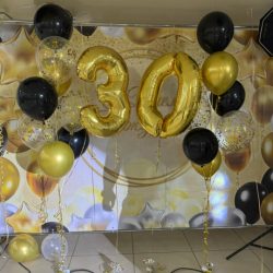 Шары с цифрами Юбилейная фотозона
