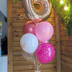 Шары с цифрами для принцессы