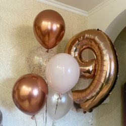 Шары с цифрами трюфель с цифрами